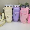 40oz Rhinestone Tumbler Sleeve with Stanley Handle and Crossbody Strap