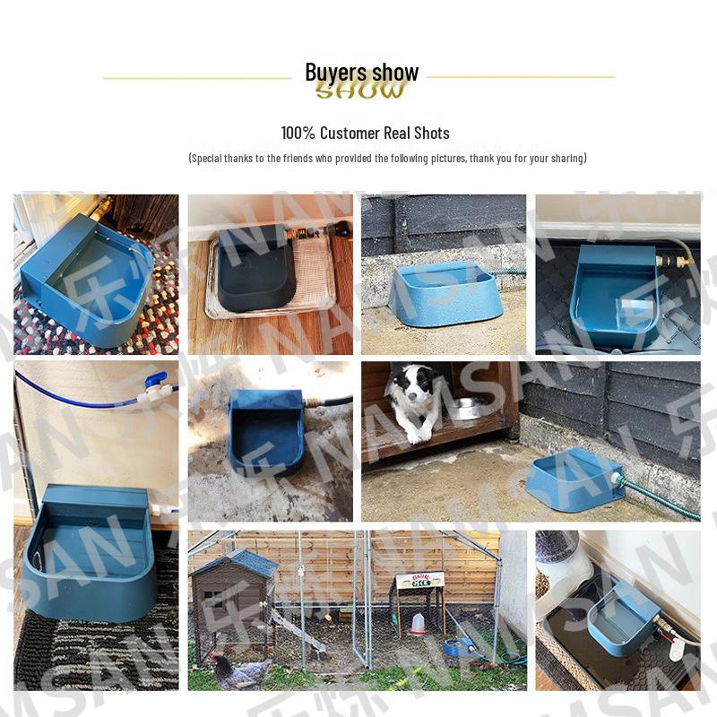 Automatic Pet Bowl Feeder with Water Storage for Dogs, Cattle, and Sheep