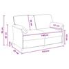 2 Seater Sofa Dark Green 158 x 83 x 95 cm Velvet