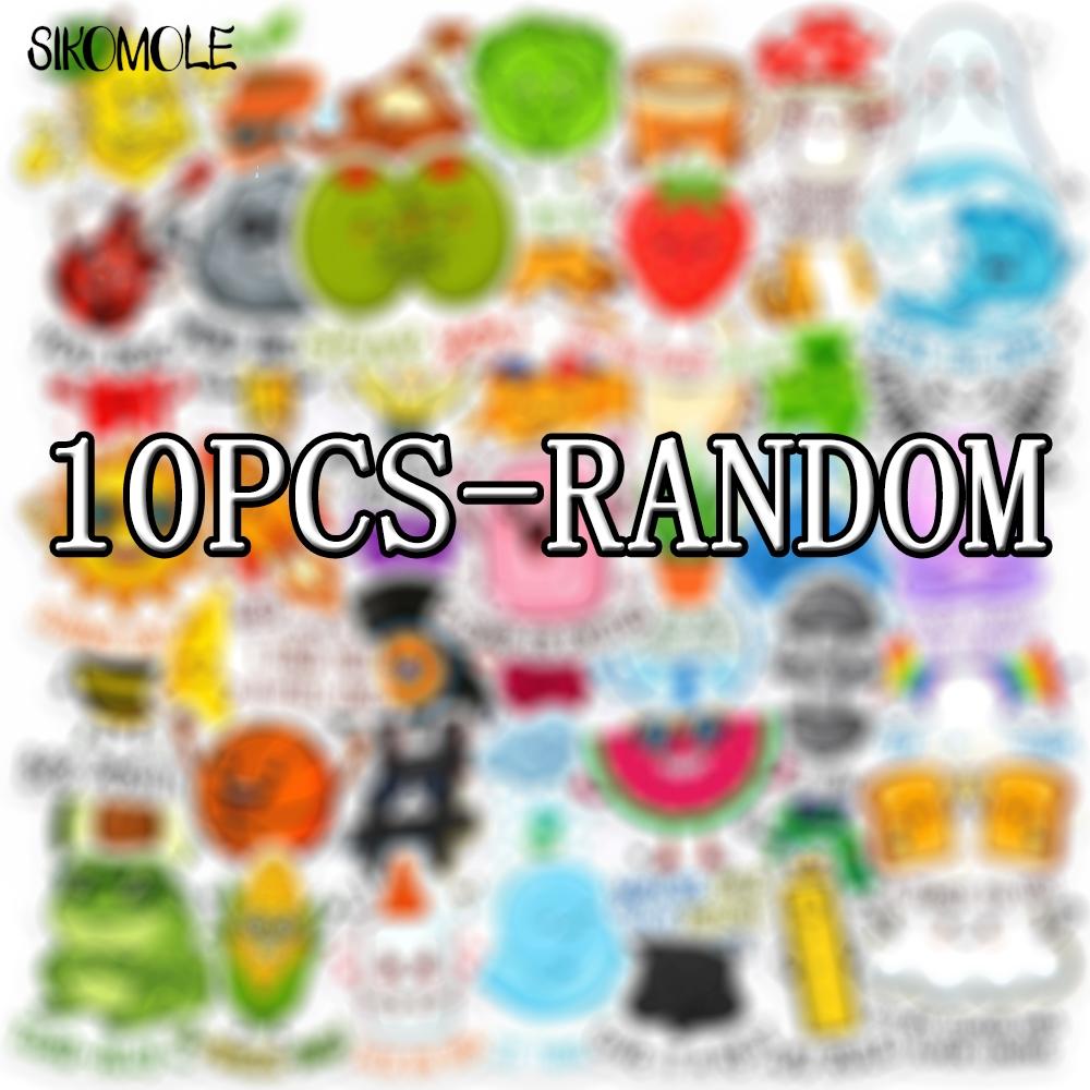 10 30 50Pcs Cartoon Children Early Education Stickers Kawaii Funny Diy Kids Toys Guitar Luggage Suitcase Decal Graffiti Sticker
