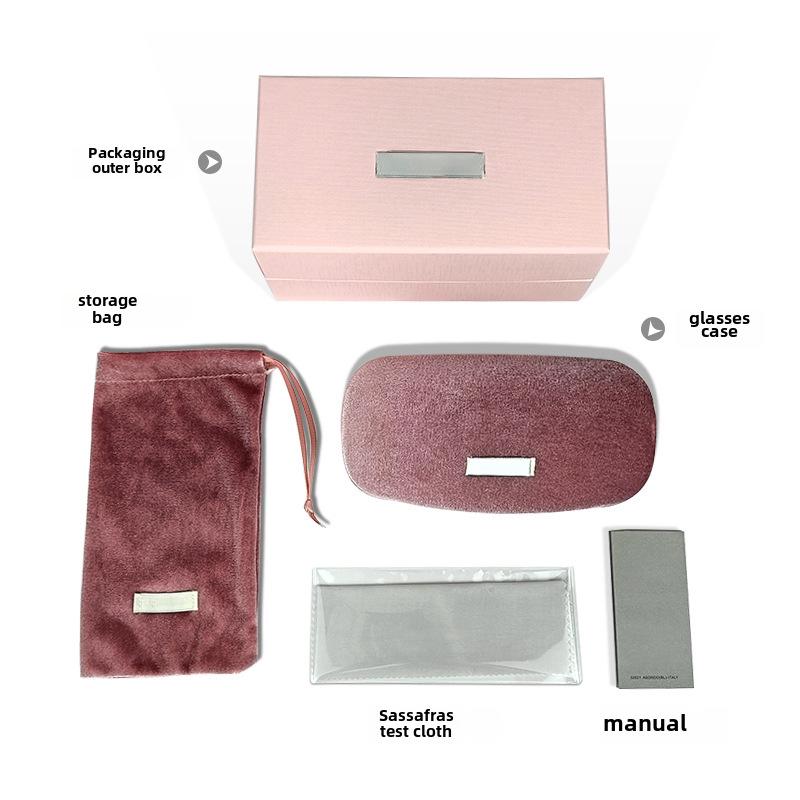Miujia Pink Sunglasses & Contact Lens Portable Storage Case