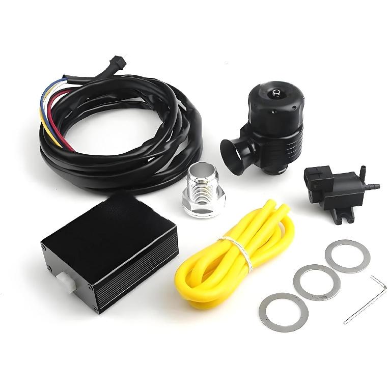 Universal Electrical Turbo Diesel Blow Off Valve (BOV) Dump Valve Kit, Compatible for Turbocharged Diesel Engines, Heavy-Duty Turbocharger Pressure