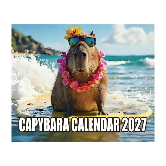 Decorative Office Calendar 2027 Wall Calendar, Monthly Planner with Metal Twin-Wire Binding for Professional Supplies Easy Page Turning And