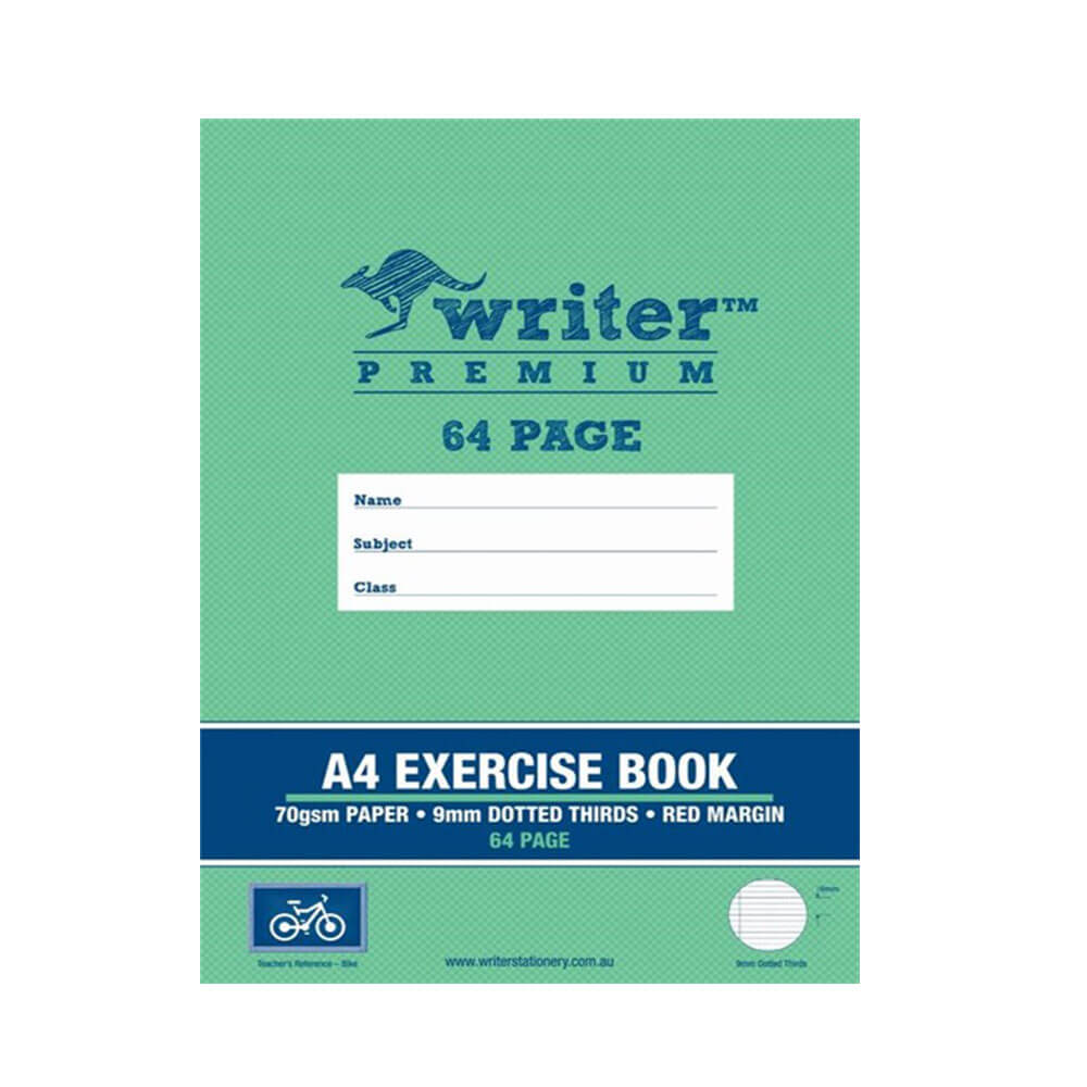 Exercise Book 64 Pages W/ Dotted Line (A4)