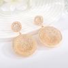 Eleganti Orecchini Pendenti Geometrici Con Zirconia Cubica Per Matrimonio E Abbigliamento Serale