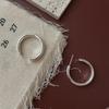 925 Sterling Silver Vintage Earrings For Women Trendy Simple Round Shape Earring Jewelry Prevent Allergy Party Accessories