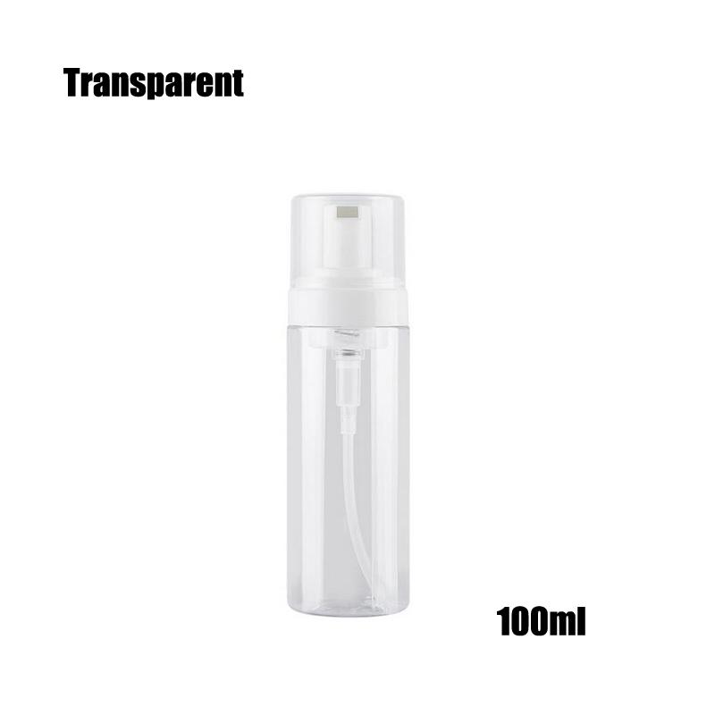 12pcs 30/50/60/100/150/200ml Plastic Transparen Foam Pump Bottle Empty Cosmetic White Soap Dispenser Foaming Bottle with Pump