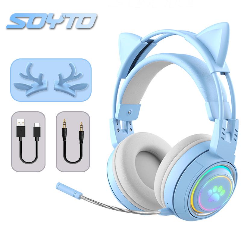 Wireless Bluetooth Gaming Headset with Headband for Mobile and Computer E-Sports