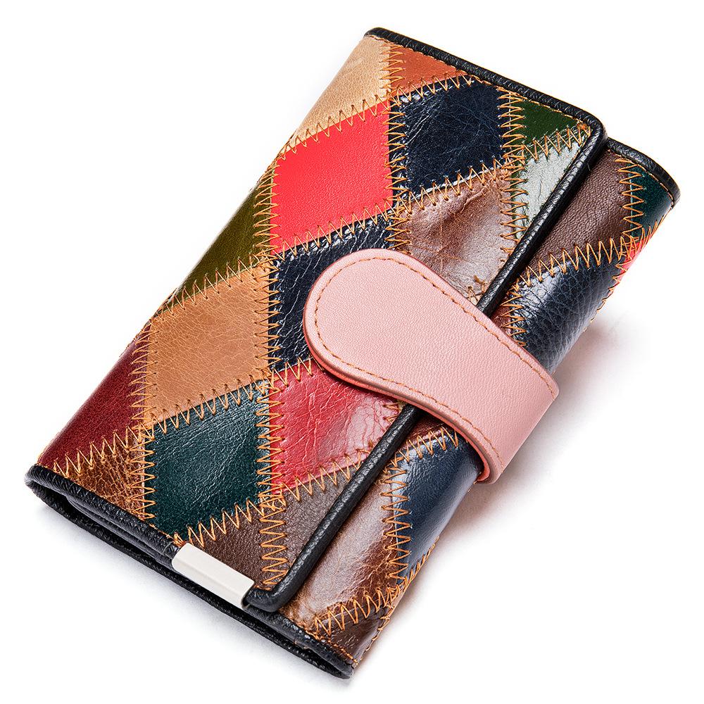 

MVA Women s Premium Genuine Leather Wallet, Large Capacity Tri-Fold Cowhide Wallet with Coin Pocket, Luxury Purse for Ladies