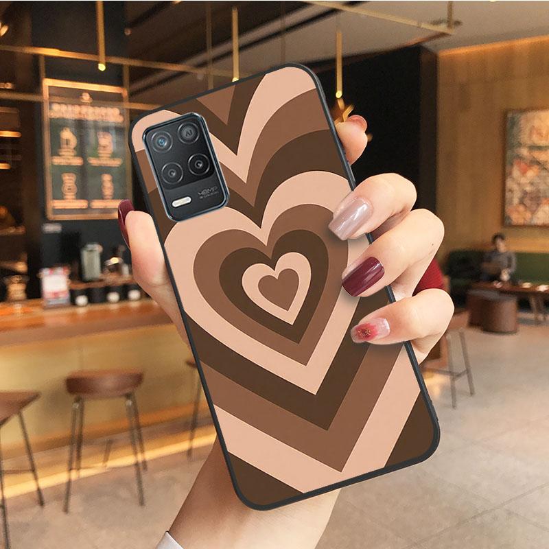 Love Coffee Heart Case for OPPO Realme GT 2 Pro X2 Pro XT C25S 8 7 6 Pro 6i Realme GT Master C3 C21 C21Y C11 X3 SuperZoom