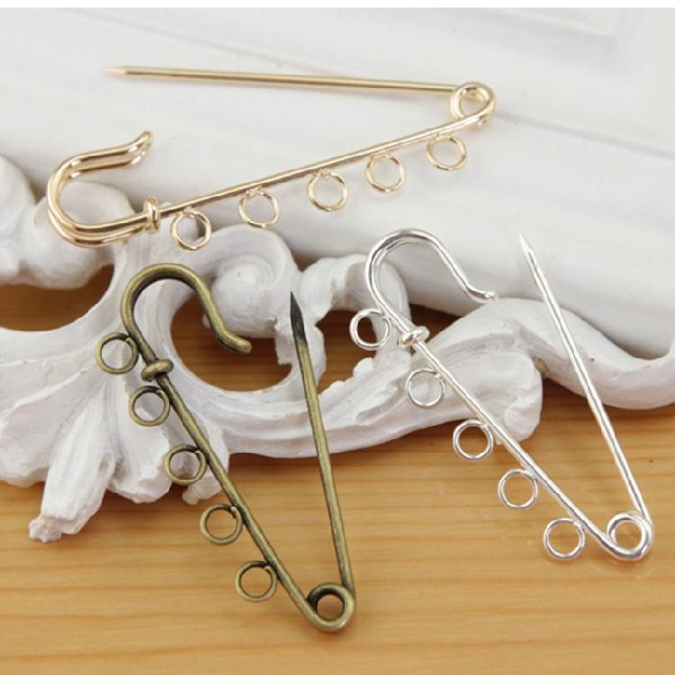Decorative Big Safety Pin Craft Of Sturdy Alloy For Craft And Professional Tailors