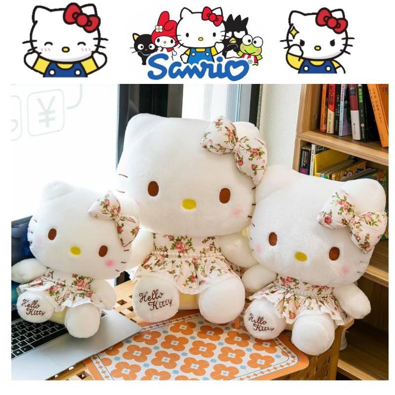 Cute Cartoon Wealthy Kt Cat Plush Toy Doll Pillow Pig Doll Machine Girls Birthday Gift Wholesale 32cm 40cm 50cm 60cm