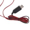 6V 2in1 C LR14 Battery Eliminators USB Powered Cable for Electronic Toy Flashlight Clock Christmas Strips Light