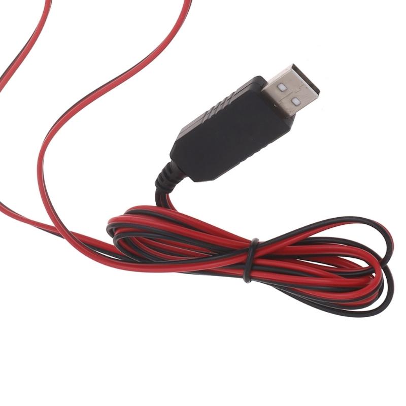 6V 2in1 C LR14 Battery Eliminators USB Powered Cable for Electronic Toy Flashlight Clock Christmas Strips Light