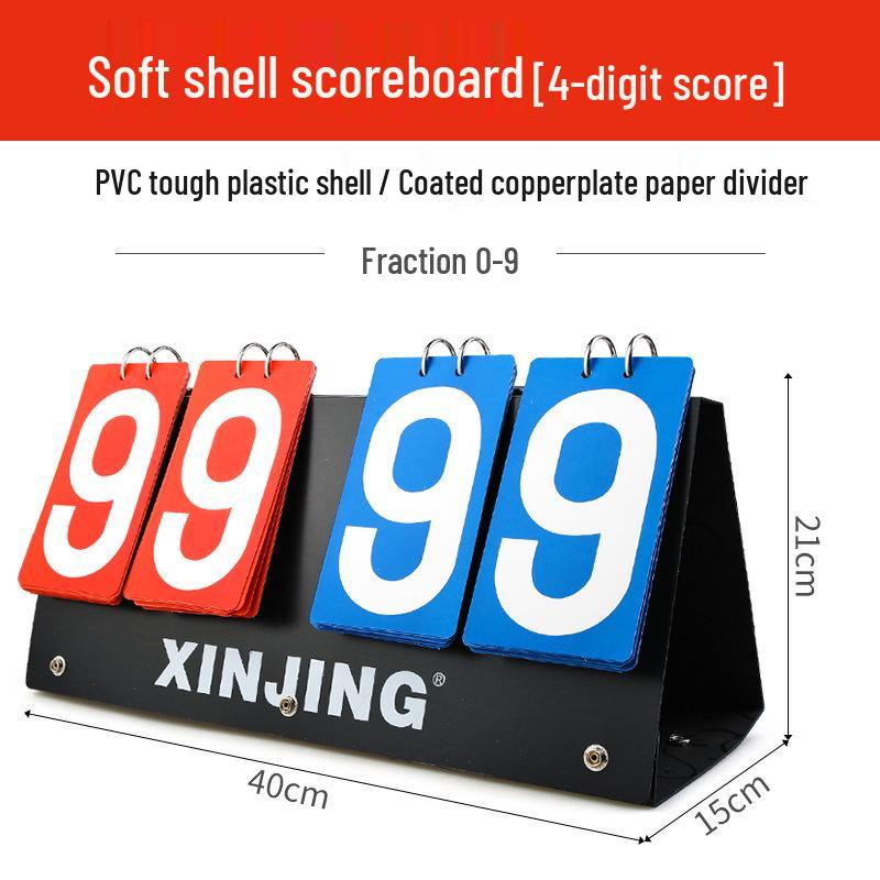 Flip Scoreboard for Table Tennis, Badminton, and Basketball Matches