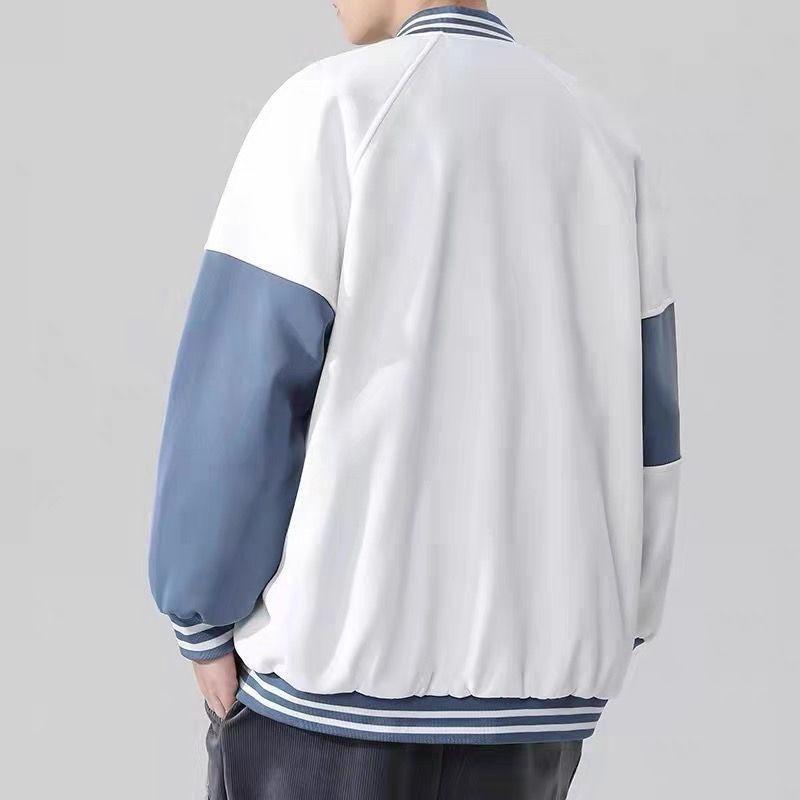 Herren Frühling und Herbst Baseballmantel Lockere Freizeitjacken für Männer
