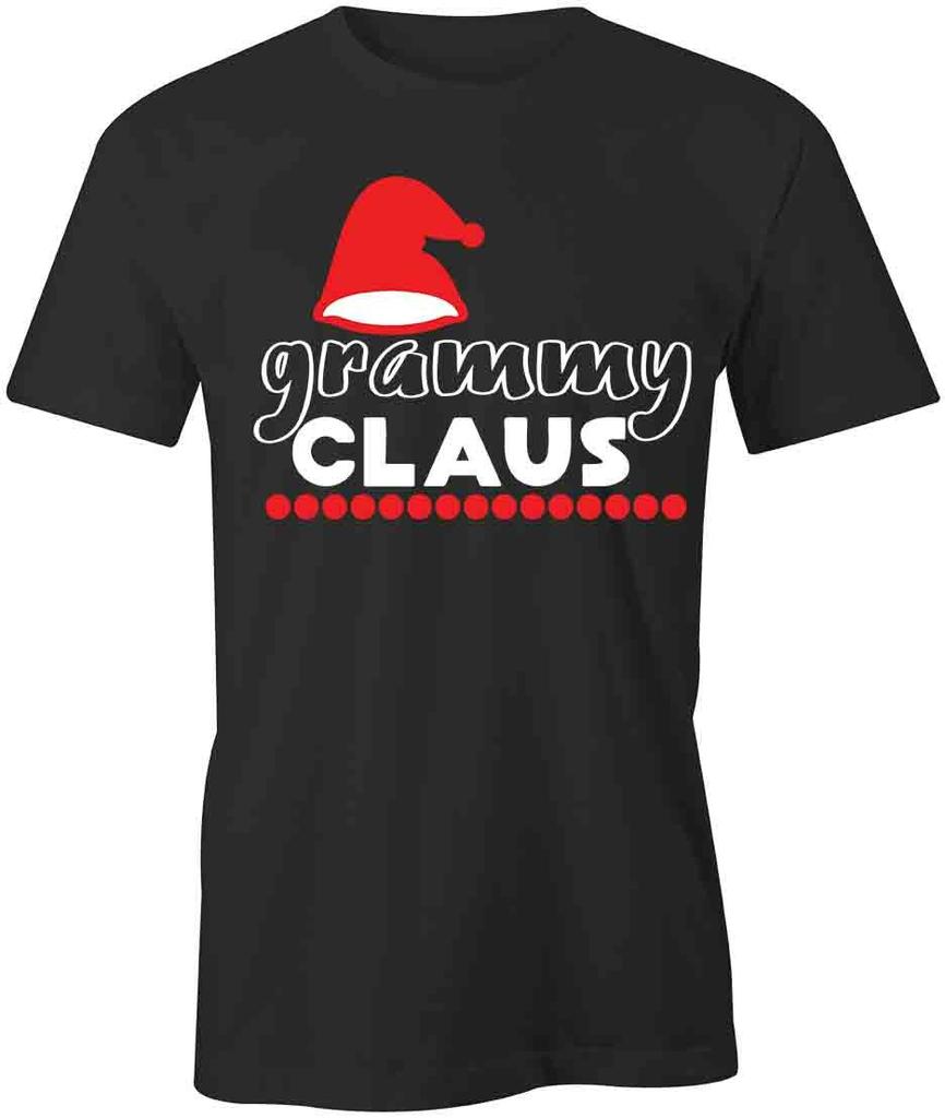 GRAMMY CLAUS TShirt Tee Short-Sleeved Cotton CHRISTMAS CLOTHING S1BSA633