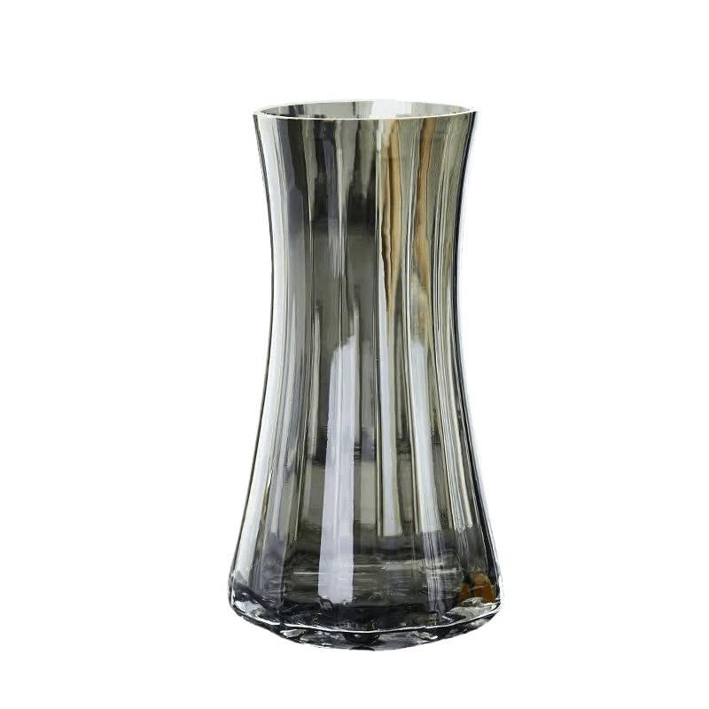 Light Luxury Nordic Glass Vase for Hydroponic Lily Flower Arrangement