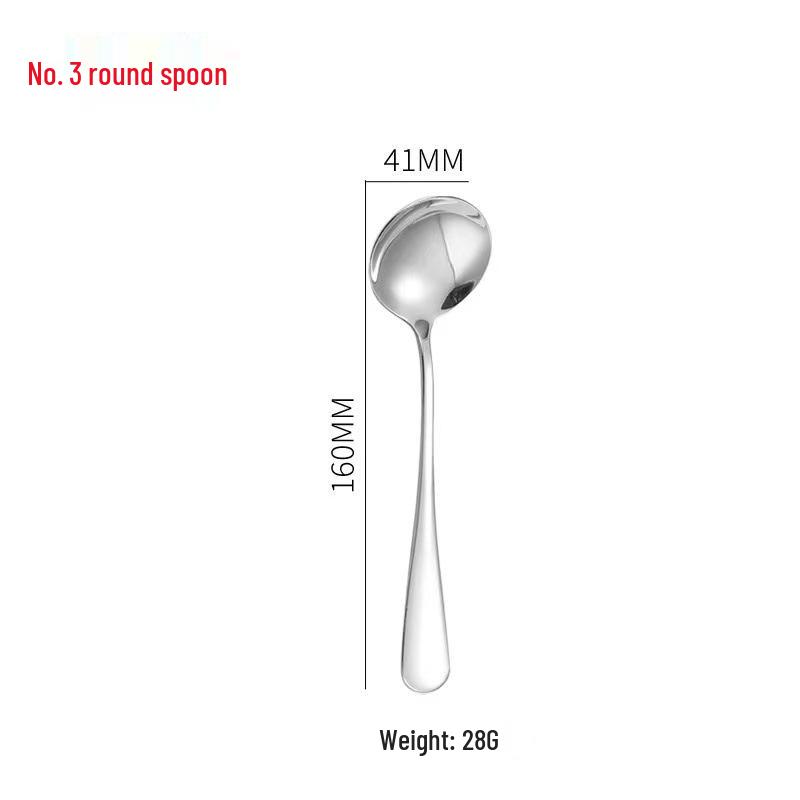 1010 Series 410 Stainless Steel Western Tableware Set – Serving Spoon & Cake Set for Restaurants & Hotels