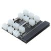 Breakout Board Power Supply Adapter Module 12 Ports 6 Pin Digital Display for HP Server