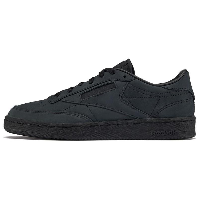 Reebok JJJJound X Club C 85 'Triple Black' Sneakers IG8240