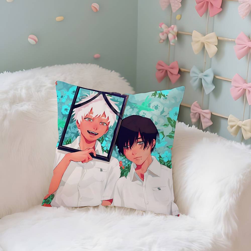 T-The Summer H-Hikaru Died Throw Pillow Covers Pattern Cushion Cover Suitable For Sofa Bedroom Car Pillow Cover