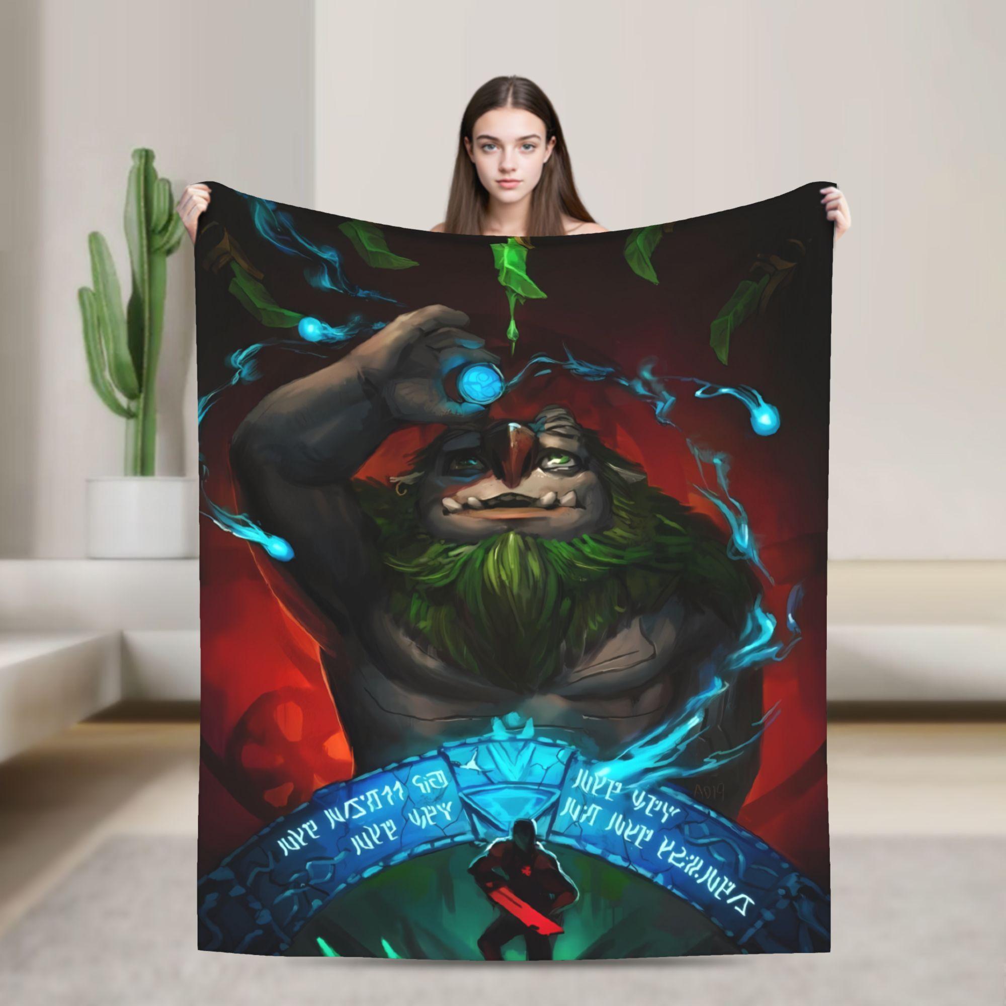 Trollhunters Tales Of Arcadia Blanket Quality Warm Soft Throw Blanket Spring Airplane Travel Couch Chair Aesthetic Bedspread 130x150cm