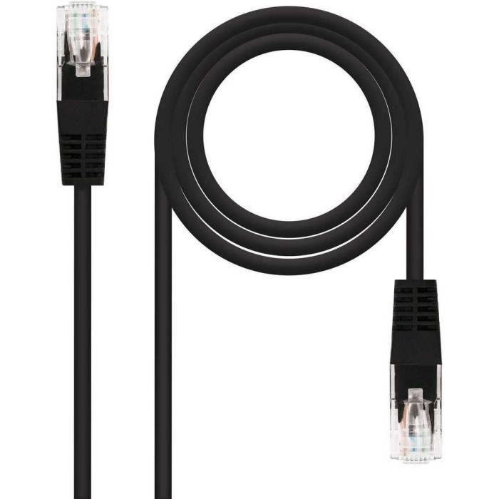 OCIODUAL Câble De Réseau CAT 5e UTP (1 M) Couleur Noir