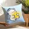 2 Funny Interest Polar Bear Illustrations Pillow Case Home Living Room Decoration Linen Pillowcover Pillow Cases Cushion Cover