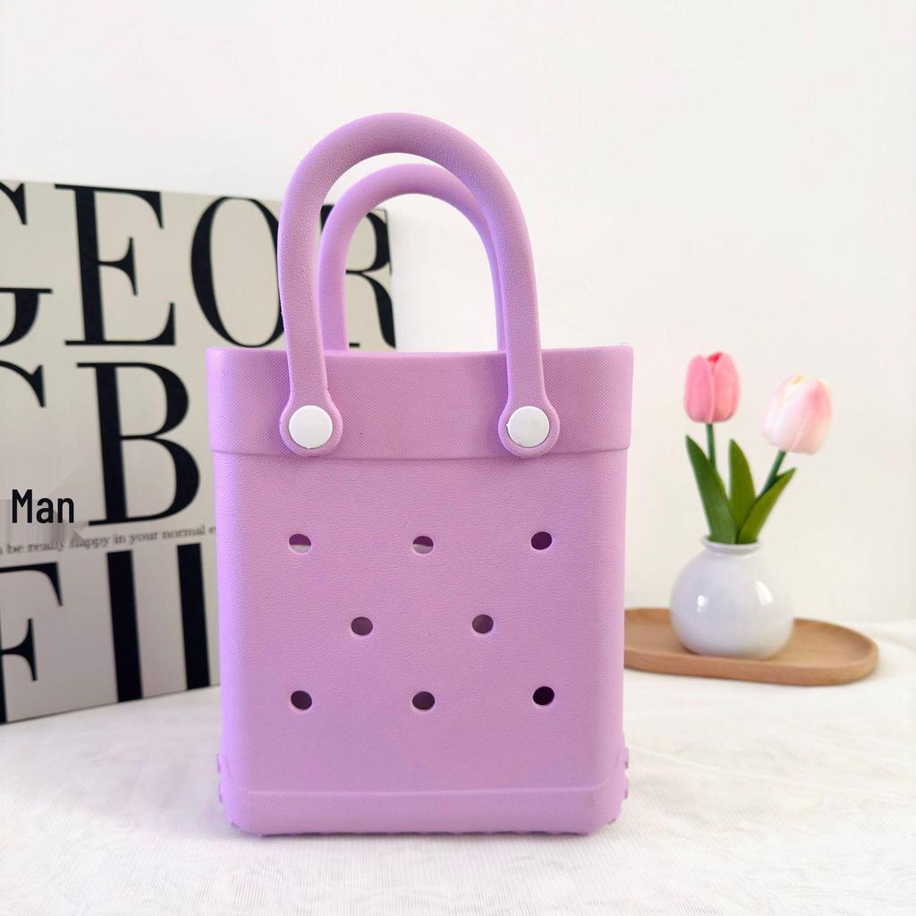 EVA Cartoon Waterproof Hole Bag: Summer DIY Mini Handbag