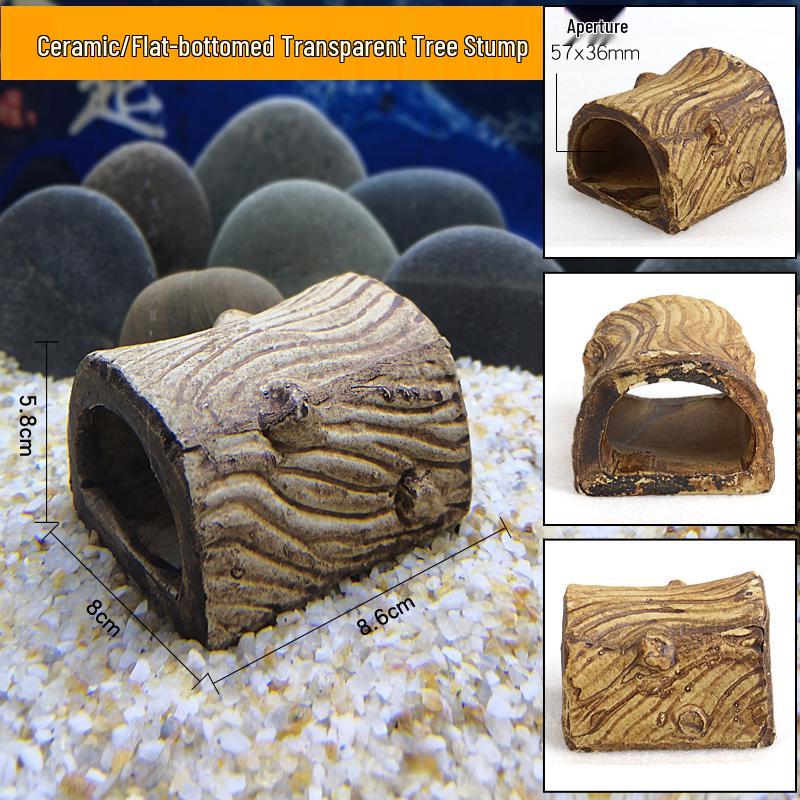 Ceramic Fish Tank Decoration: Shrimp Hiding, Cichlid Breeding, Spawning Nest.