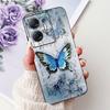 For Infinix Hot 30 5G Elegant Butterfly Cat Printed Phone Case For Infinix Hot30 5G X6832 Black Silicone Soft TPU Cases Bumpers