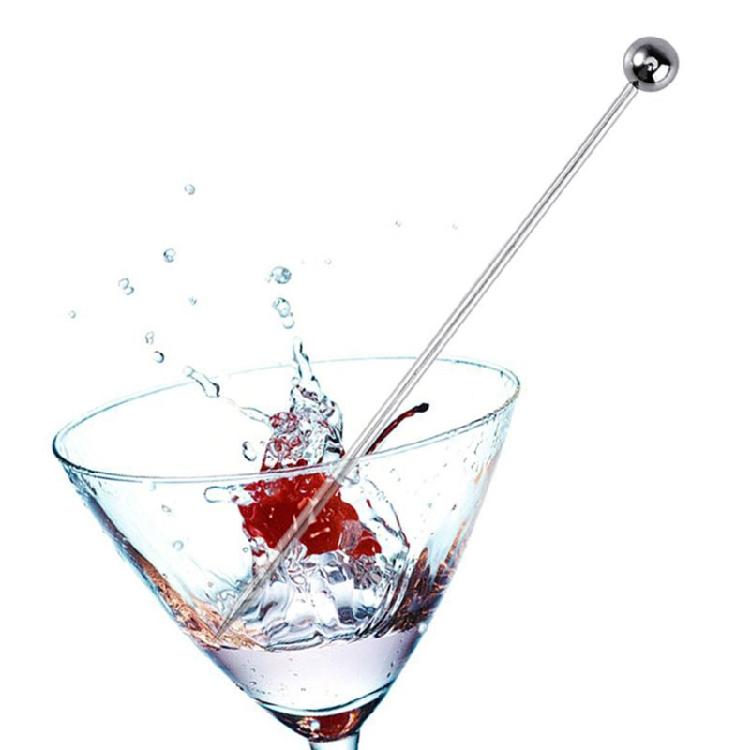 10Pcs Cocktail Picks Stainless Steel Martini Picks Reusable Metal Cocktail Pick