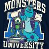 Monsters University Childrens/Kids Mike & Sulley Collegic Hoodie