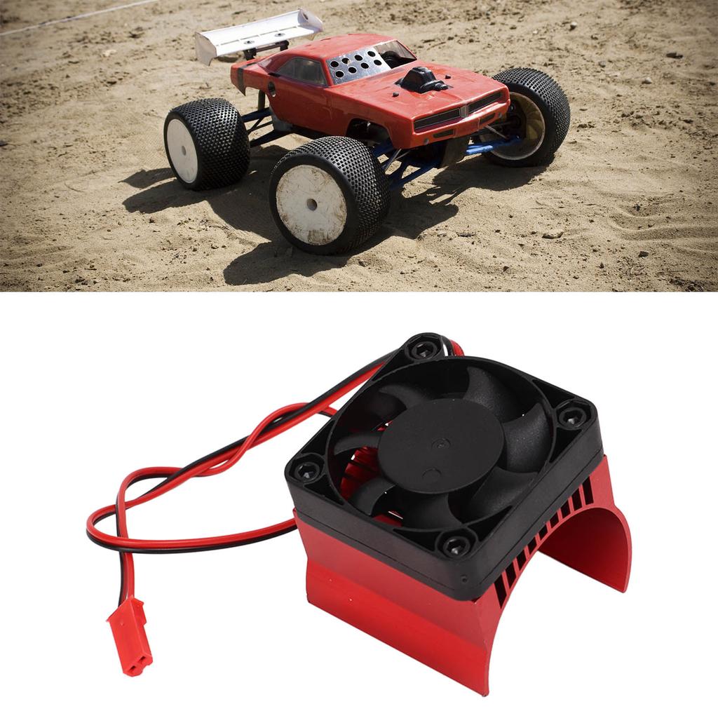 Motor Heat Sink Aluminum Alloy Stable Efficient Temperature Control Cooling Fan for 42mm Dia Motor 1Celsius8 RC   5V