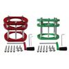 Aluminum Alloy Base 4 Jaw Clamp Compact Dimensions Easy Installation Four Mounting Screws Manual Lifting Mechanism