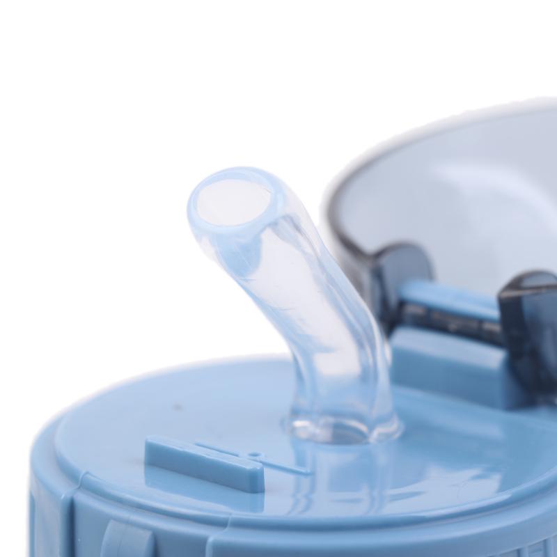 580Ml Portable Leak-Proof Sport Tea Coffee Cup Plastic Water Bottle With Straw For Drinkware Kids Water Bottle For School