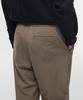 Musinsa Standard One-Pleat Wide Elastic Waist Slacks [Dusty Beige]