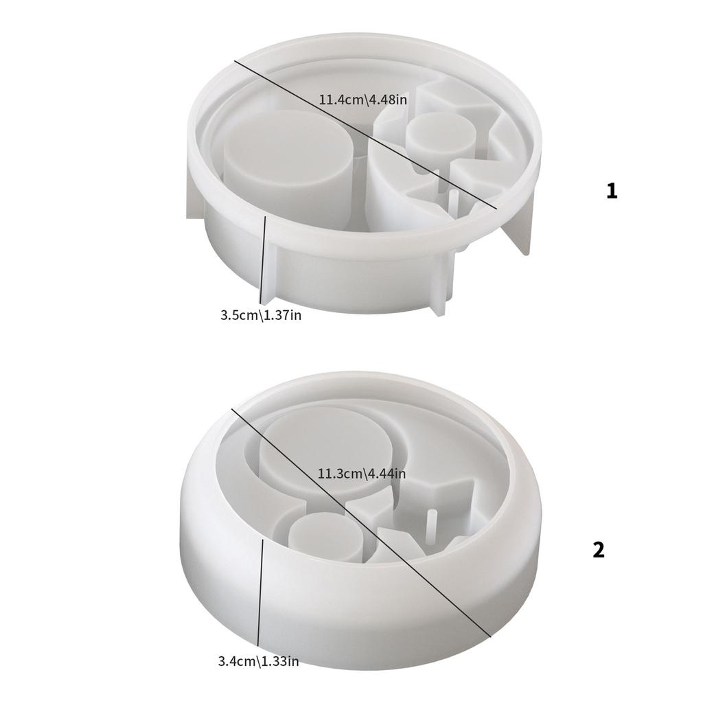 Flexible Silicone Mould for Creating Unique Star and Moon Candle Stand Designs for Handmade Gifts and Home Accent