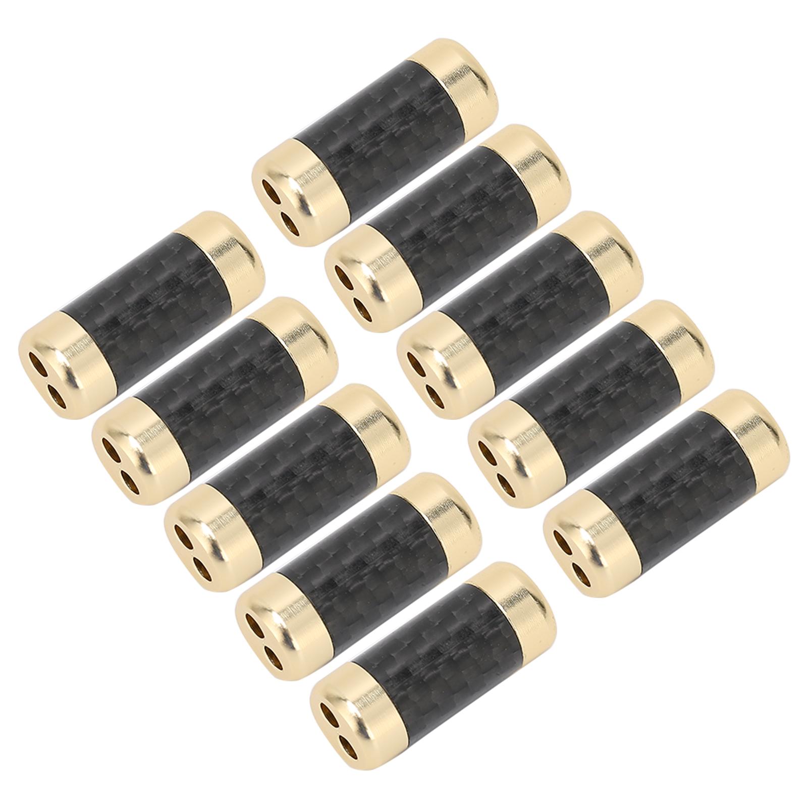 

10 шт. разветвитель слайдер DIY модернизированный кабель для наушников бифуркация углеродное волокно металл 1 к 2 кабель