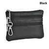 Portable PU Leather Money Coin Purse Waterproof Wear-resistant Credit Card Holoder Zipper Wallet Money Bag Women Men
