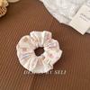 Scrunchie Multi Styles Floral Plaid Soft Fabric Minimalist Versatile Women Hair Tie Hair Accessories