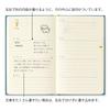 Midori B6 Dog 22380006 January Book-Style Diary, 2026, Weekly, Print, Blue-Green, (Starts 2026)