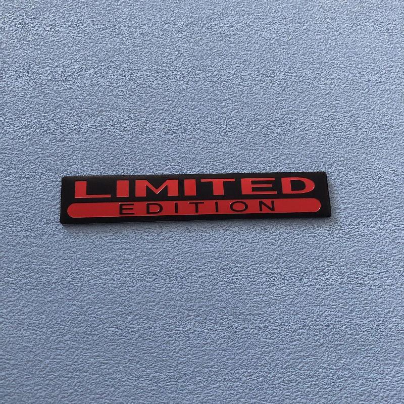 3D Aluminium Car Trunk Badge Decal Special Limited Edition Scratch-Resistant Sticker for Vehicle Personalized Decor