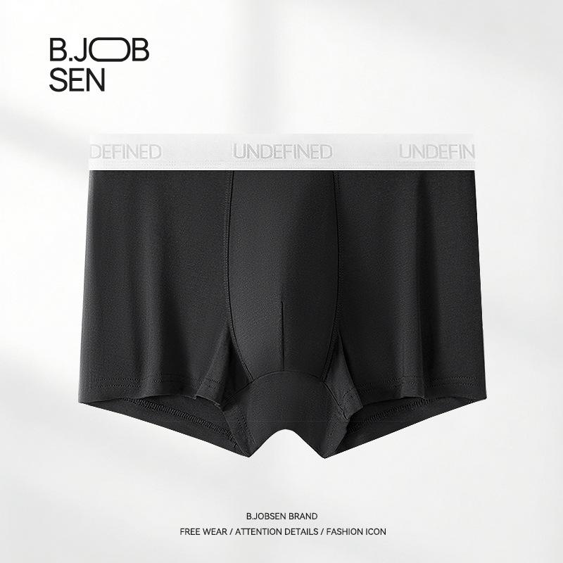 Plus Size Men s Spring and Summer 7a Antibacterial Breathable Mid Waist Flat Angle Briefs L