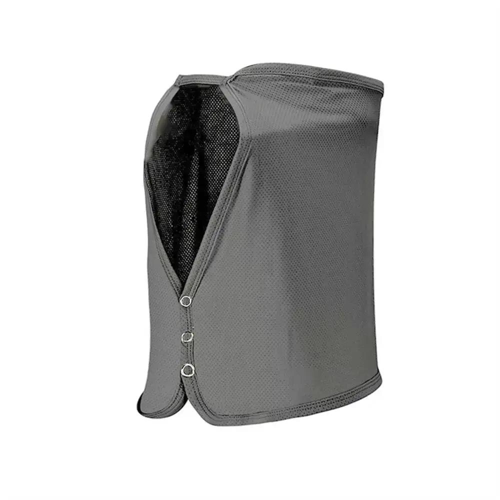 Quick Drying Cycling Scarf Solid Color Face Veil Breathable Ice Silk Sunscreen Mask  Gardening