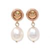 Emporio Armani White Earrings EG3432221 Women's [Used]