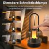 Lampe de table - NETTLIFE - LED portable rechargeable - Sans fil - Intensité 1800K-6500K - Noir