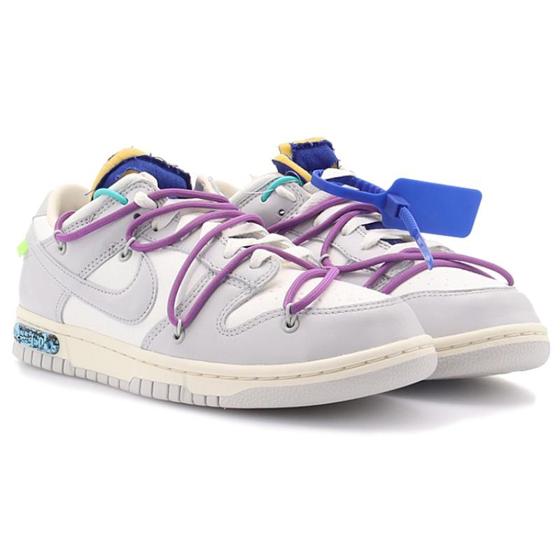 Nike Dunk Low Off White Lot 48 Skate Shoes Sneakers DM1602-107