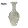 Einzigartiger Dekorativer Blumentopf 3D-gedruckte Vase, Verdrehtes Wirbeldesign, Minimalistische Tischdeko Charmante Heimvase Hydroponisch für Wohnzimmer Ästhetische Dekoration